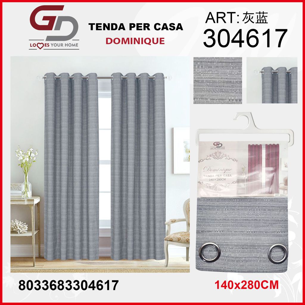 TENDA PER CASA DOMINIQUE 140*280CM
