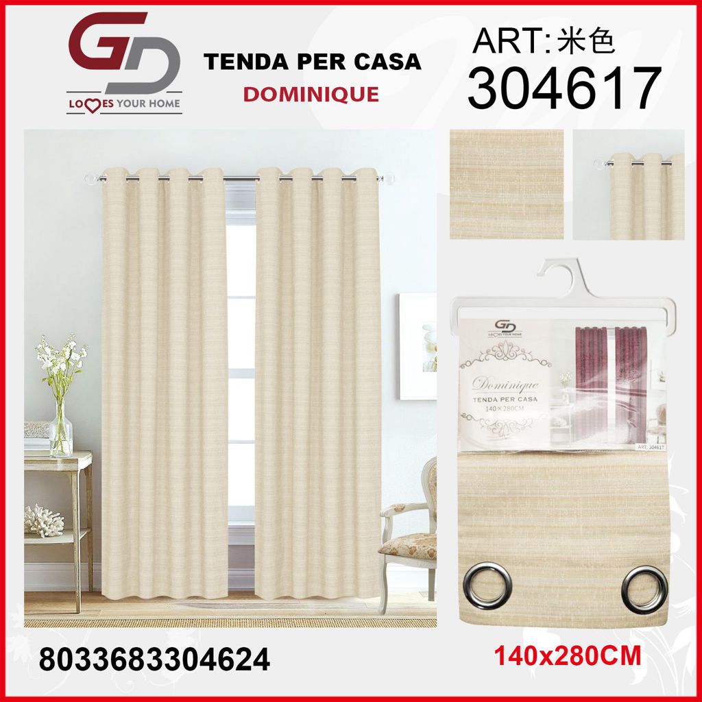 TENDA PER CASA DOMINIQUE 140*280CM