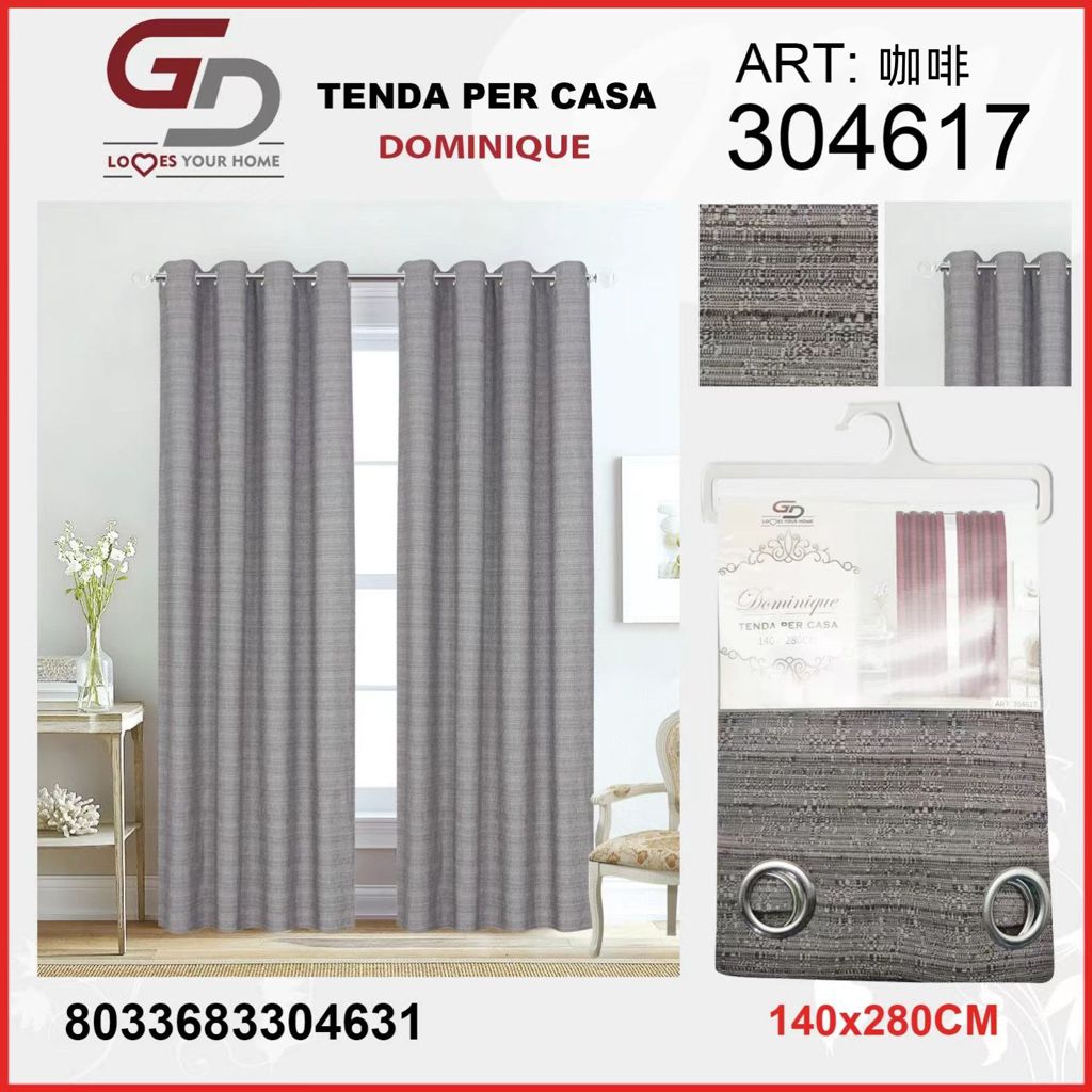TENDA PER CASA DOMINIQUE 140*280CM