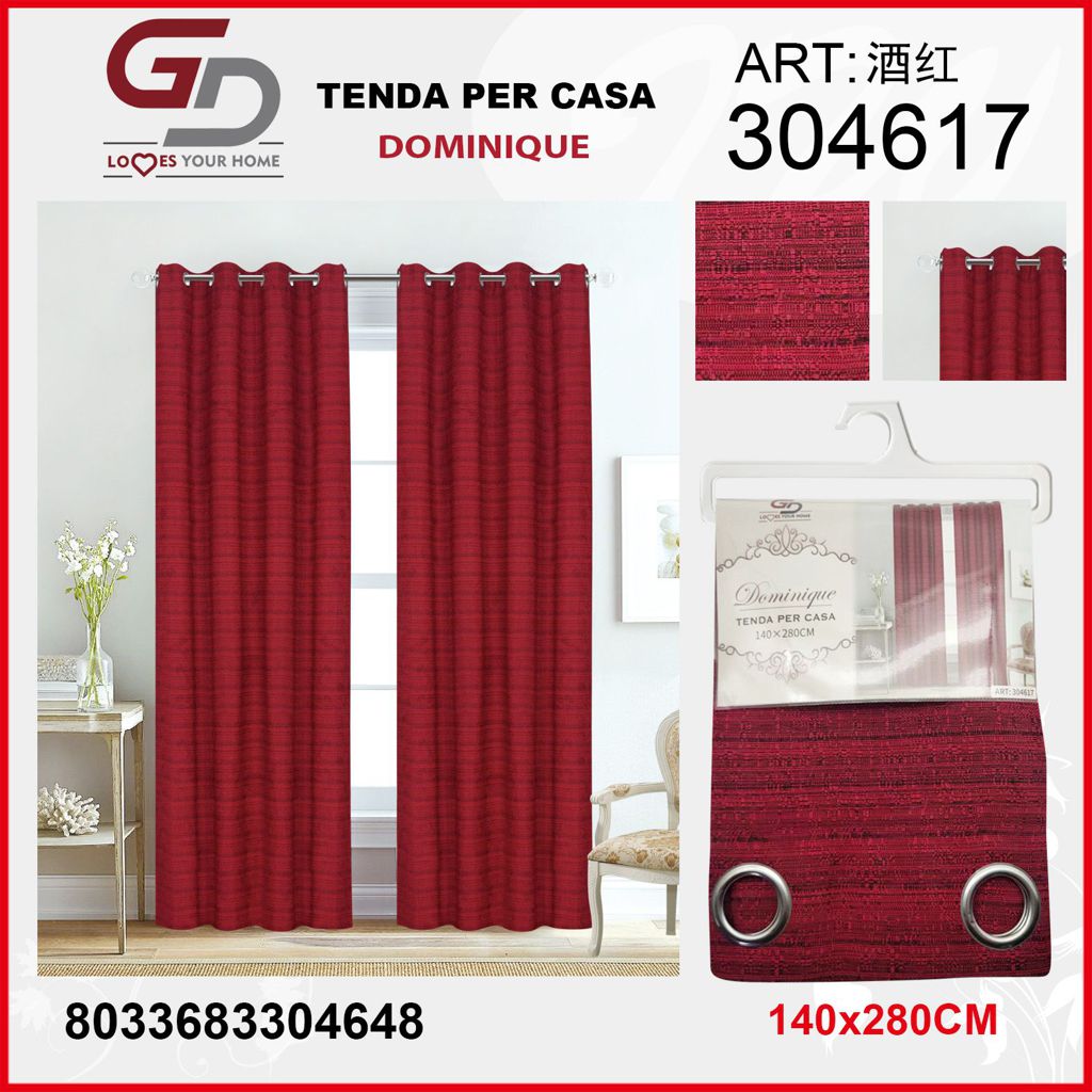 TENDA PER CASA DOMINIQUE 140*280CM