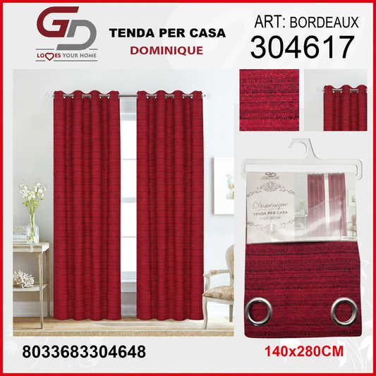 TENDA PER CASA DOMINIQUE 140*280CM