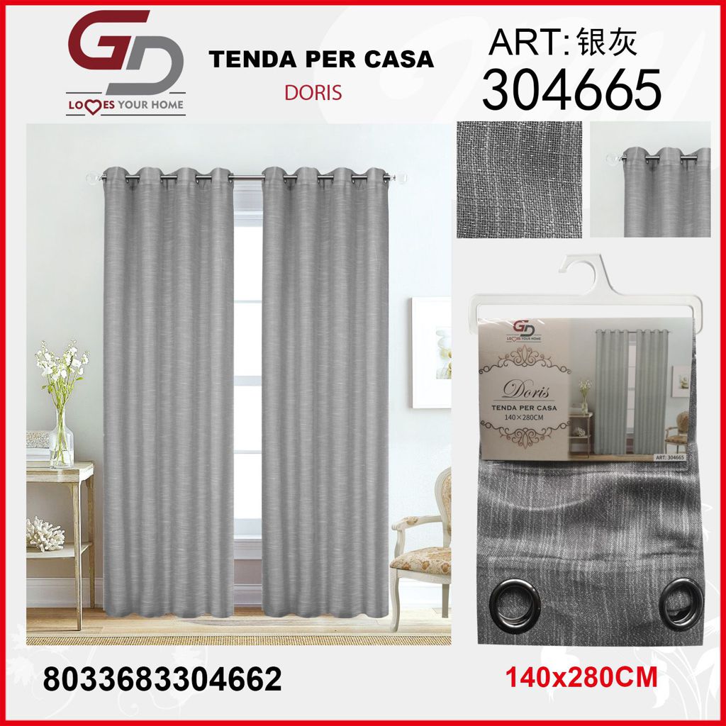 TENDA PER CASA DORIS 140*280CM