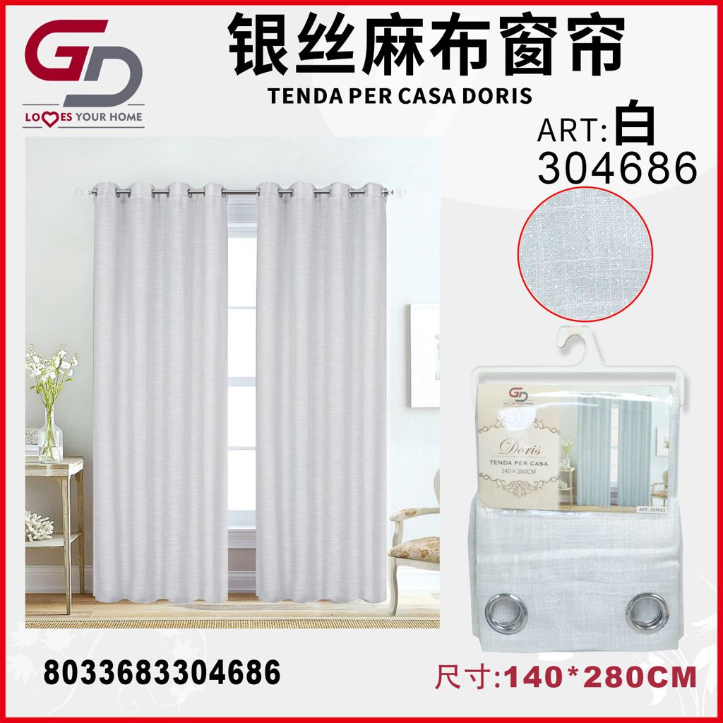 TENDA PER CASA DORIS 140*280CM