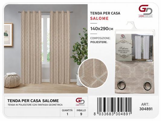 TENDA PER CASA SALOME 140*290CM 140*290CM