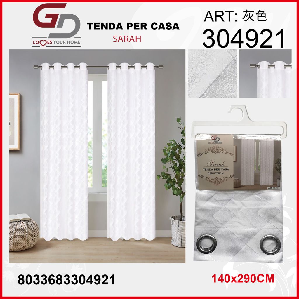TENDA PER CASA SARAH 140*290CM 140*290CM