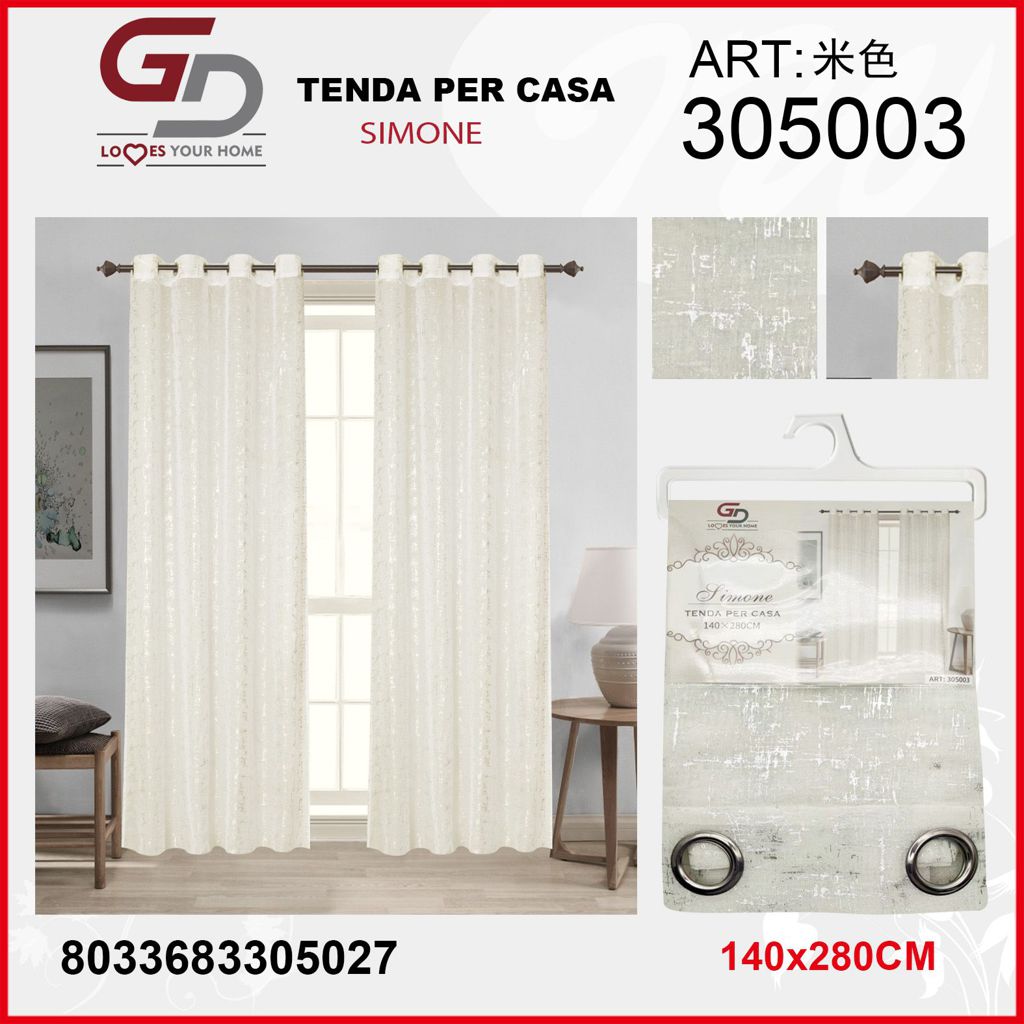 TENDA PER CASA SIMONE 140*280CM