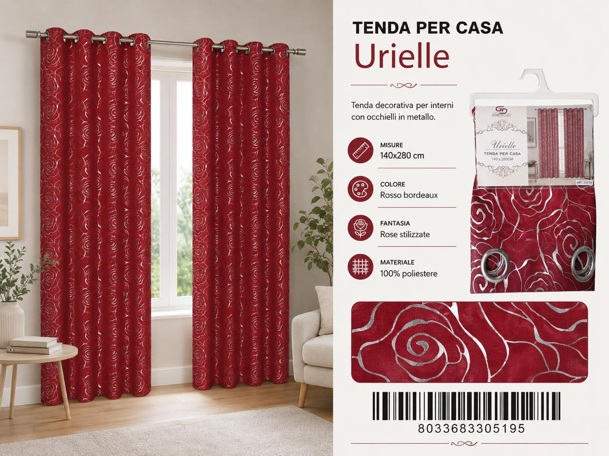 TENDA PER CASA URIELLE 140*280CM - 8033683305195