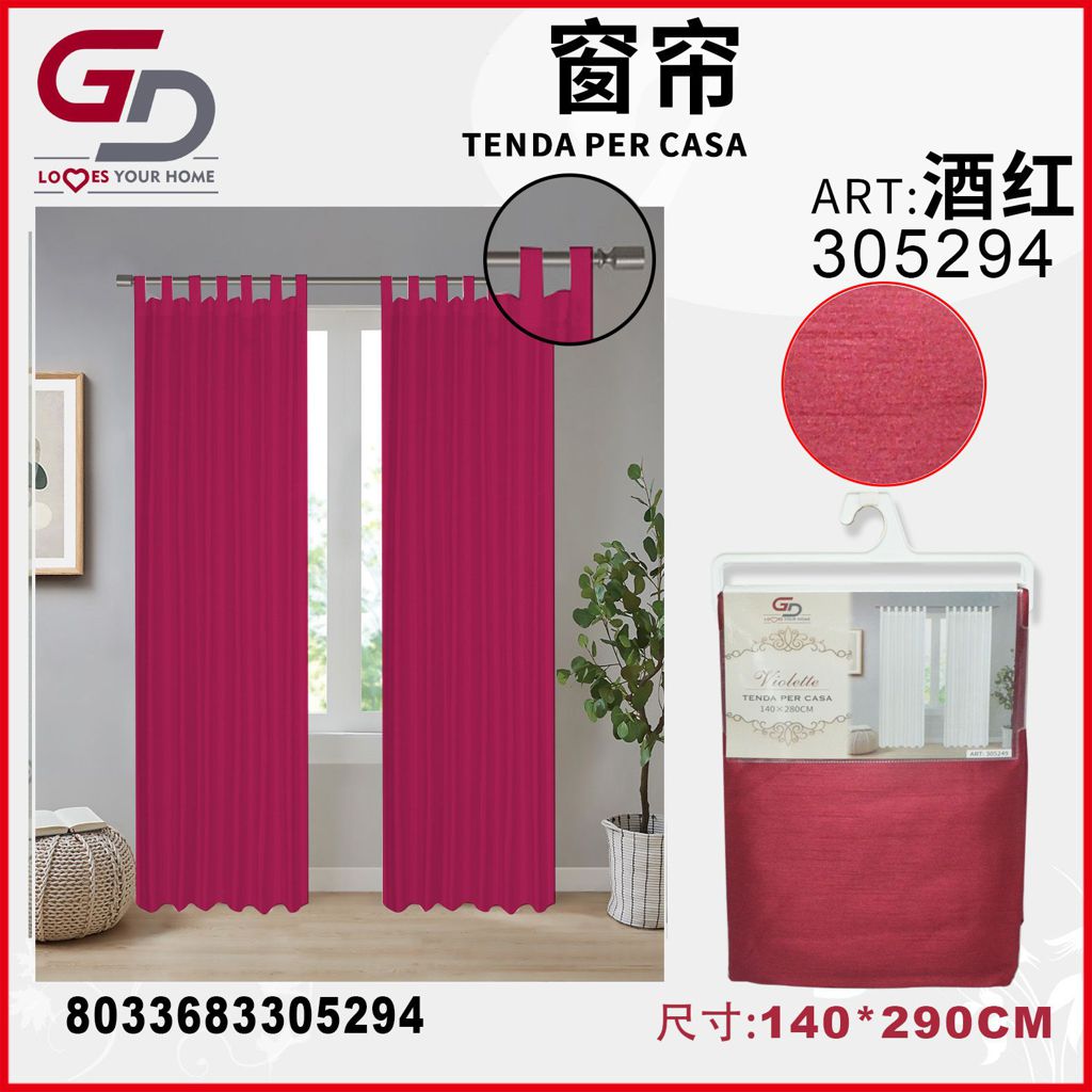 TENDA PER CASA VIOLETTE 140*280CM