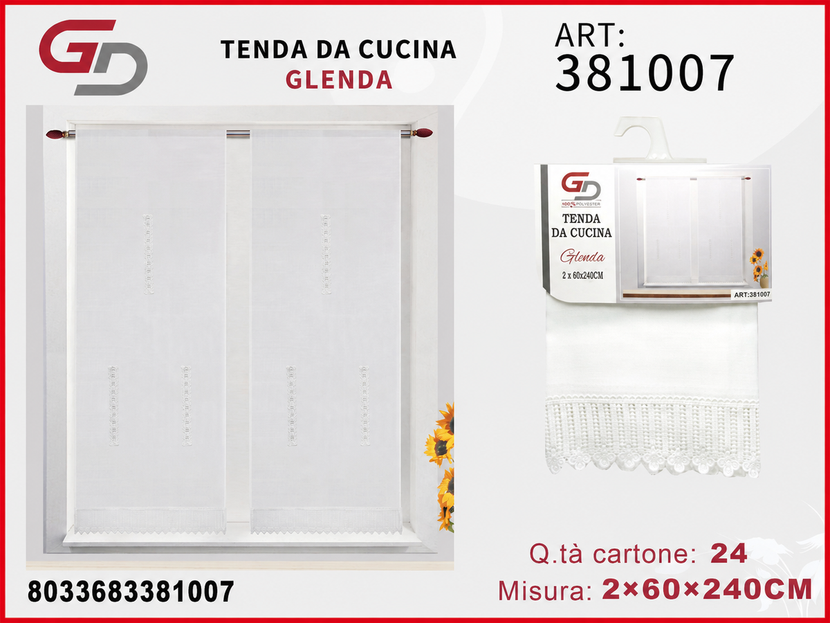TENDA DA CUCINA GLENDA 2*60*240CM