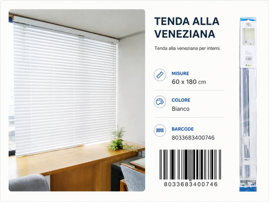 TENDE ALLA VENEZIANA 60*180CM