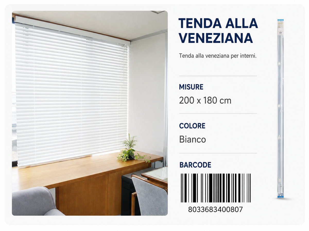 TENDE ALLA VENEZIANA 200*180CM