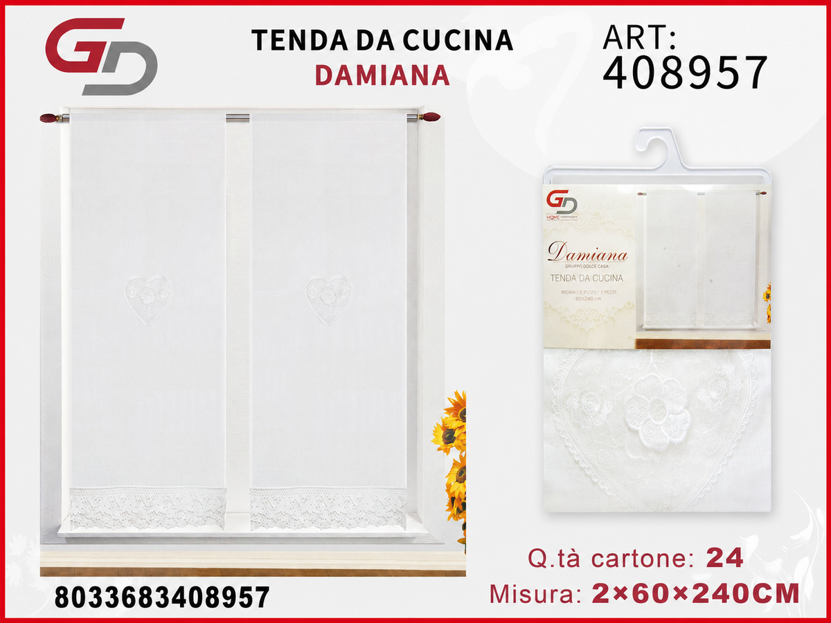 TENDA DA CUCINA DAMIANA 2*60*240CM