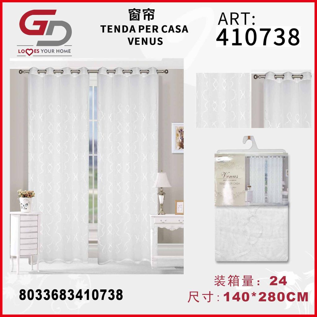 TENDA PER CASA VENUS 140*280CM