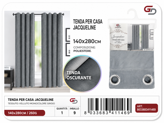 TENDA PER CASA JACQUELINE 140*280CM 260G