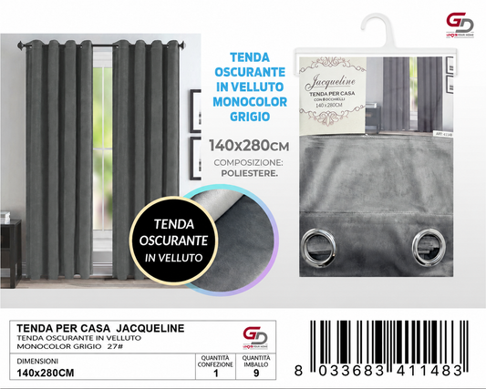 TENDA PER CASA JACQUELINE 140*280CM 260G