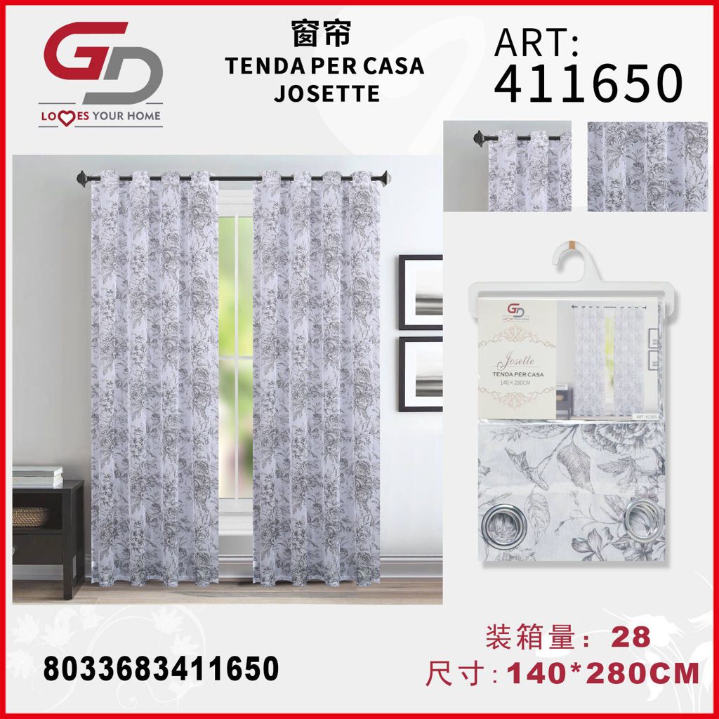 TENDA PER CASA JOSETTE 140*280CM