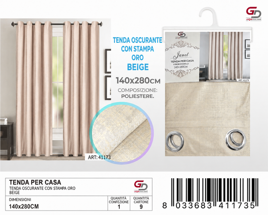 TENDA PER CASA JANET 140*280CM