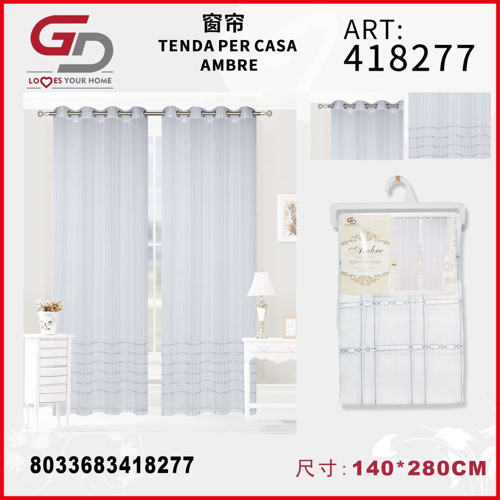 TENDA PER CASA AMBRE 140*280CM