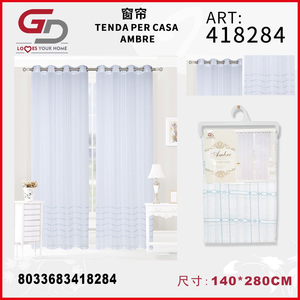 TENDA PER CASA AMBRE 140*280CM
