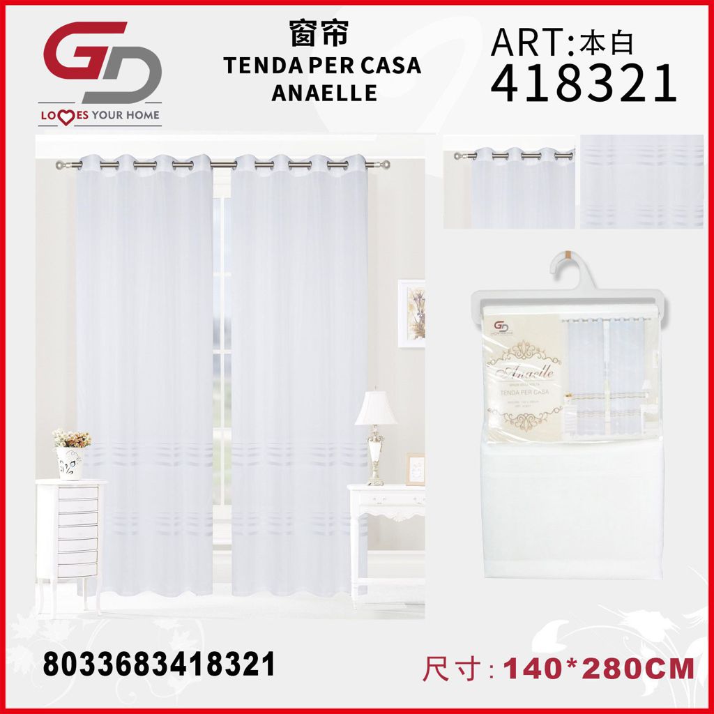 TENDA PER CASA ANAELLE 140*280CM