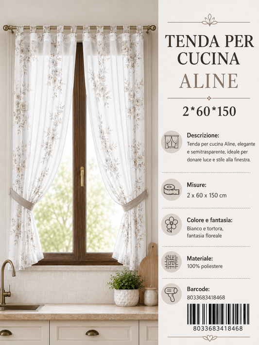 TENDA PER CUCINA ALINE 2*60*150 - 8033683418468