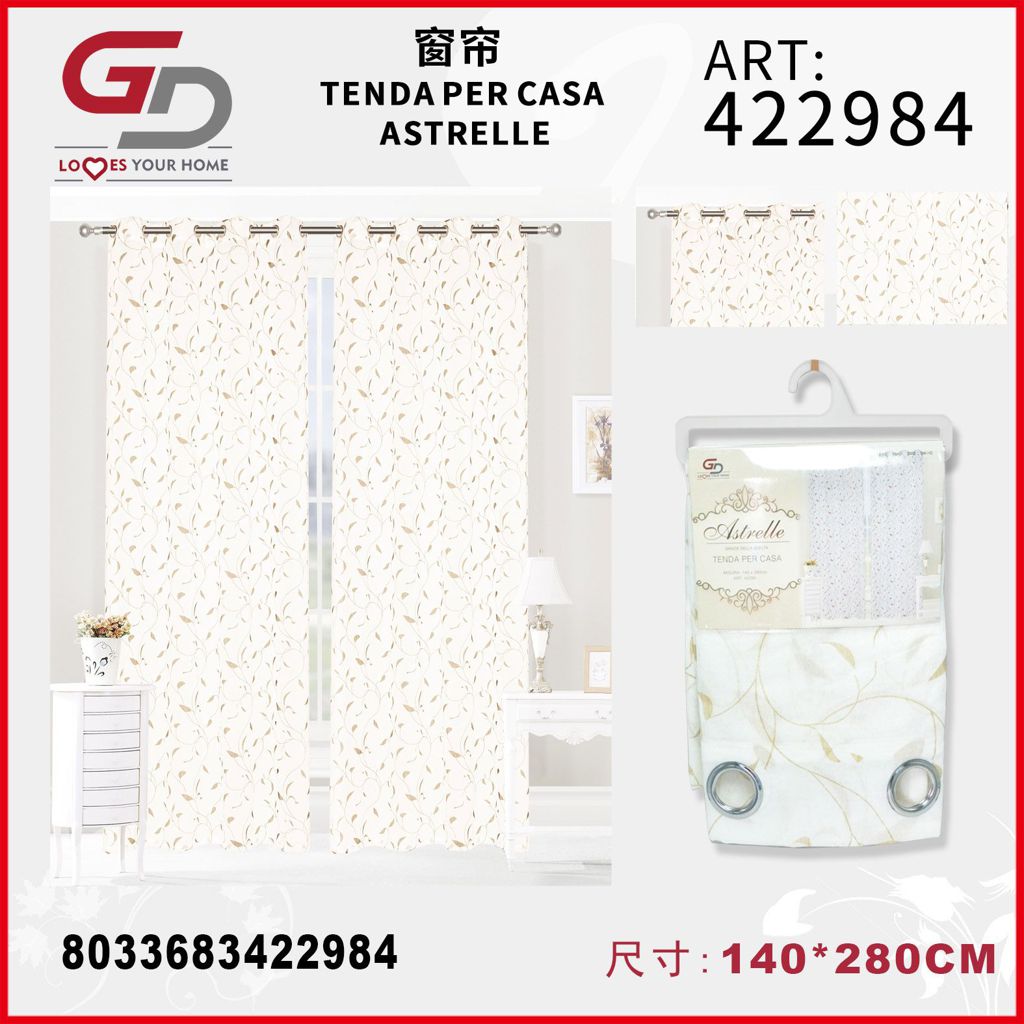 TENDA PER CASA ASTRELLE 140*280CM