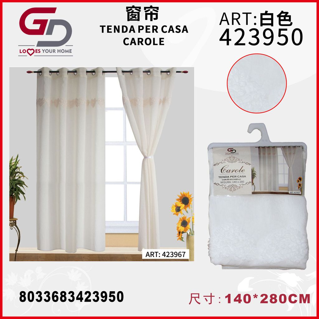 TENDA PER CASA CAROLE 140*280CM