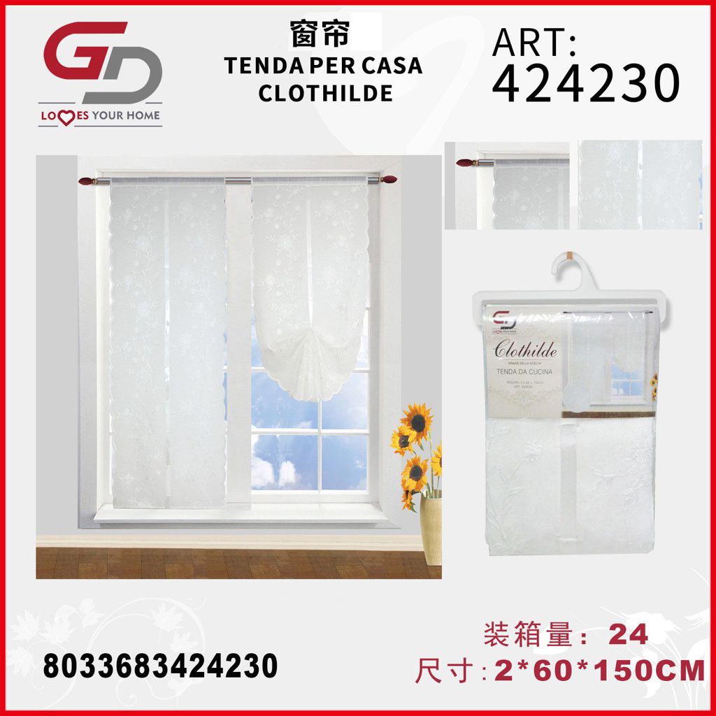 TENDA PER CASA CLOTHILDE 2*60*150CM