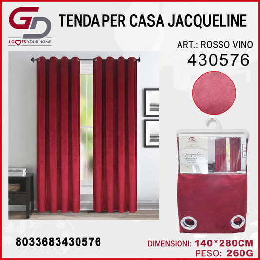 TENDA PER CASA JACQUELINE 140*280CM 260G