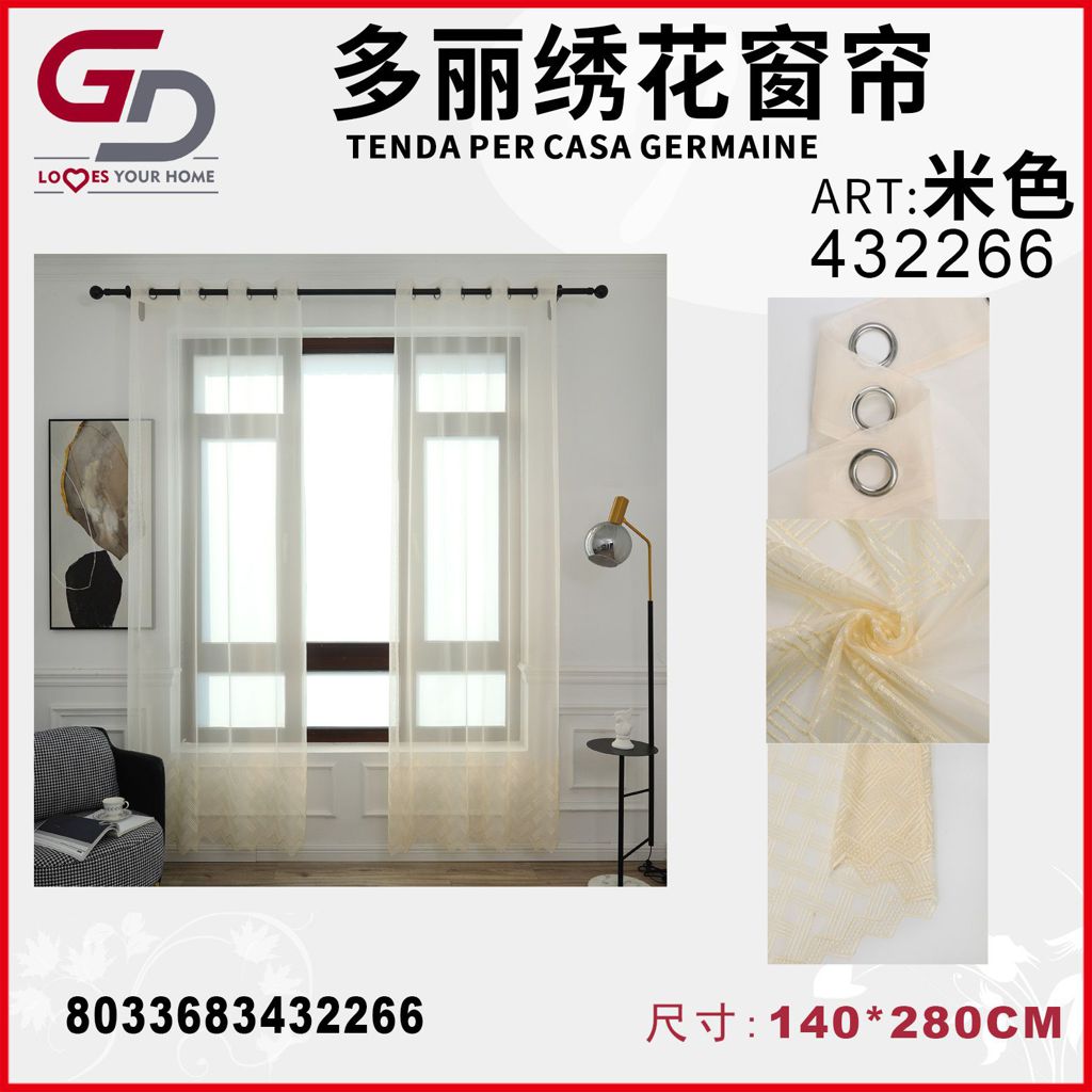 TENDA PER CASA GERMAINE 140*280CM