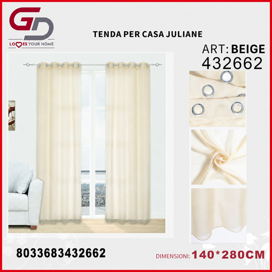 TENDA PER CASA JULIANE 140*280CM