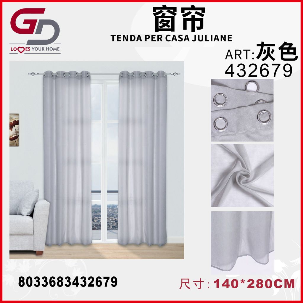 TENDA PER CASA JULIANE 140*280CM