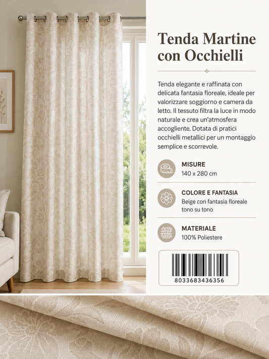 TENDA DA CUCINA MARGUERITE 2*60*240CM
