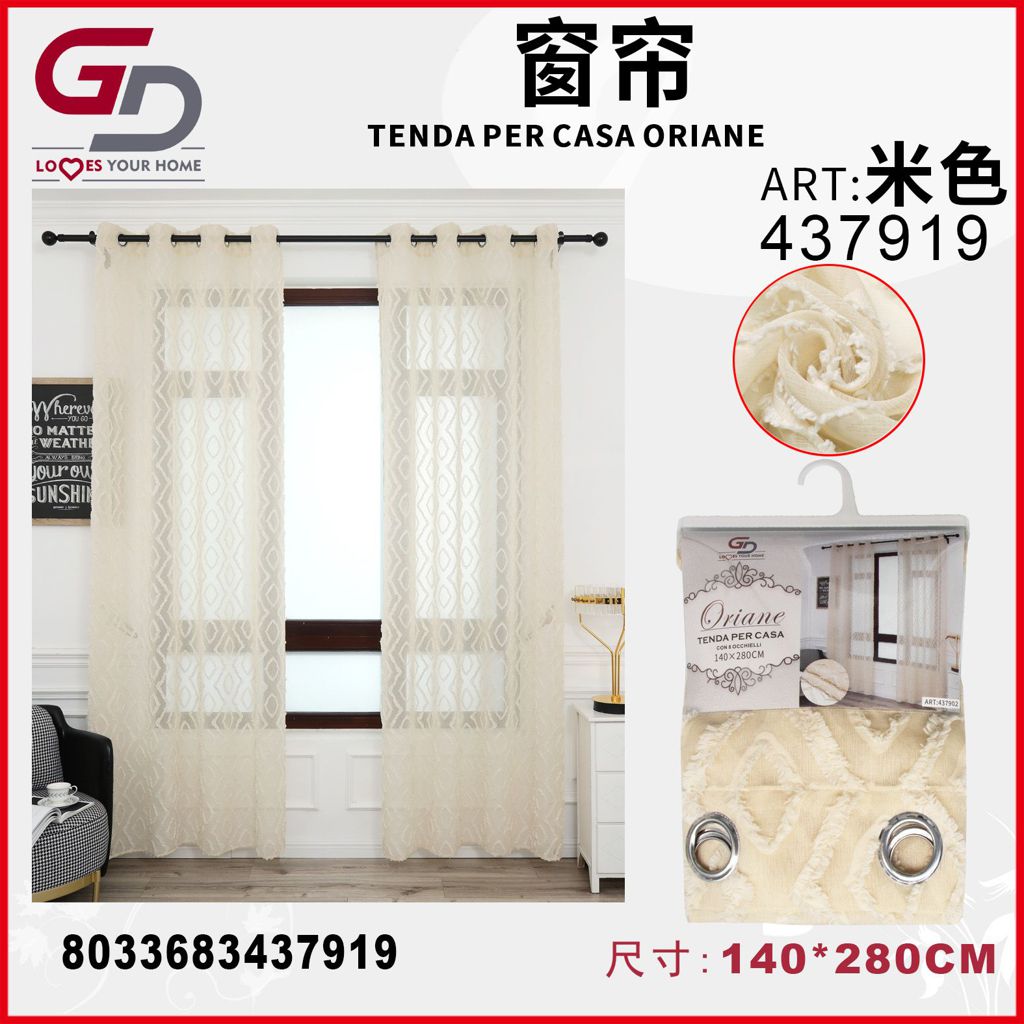 TENDA PER CASA ORIANE 140*280CM