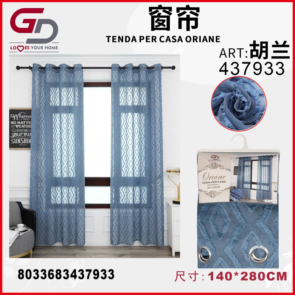 TENDA PER CASA ORIANE 140*280CM