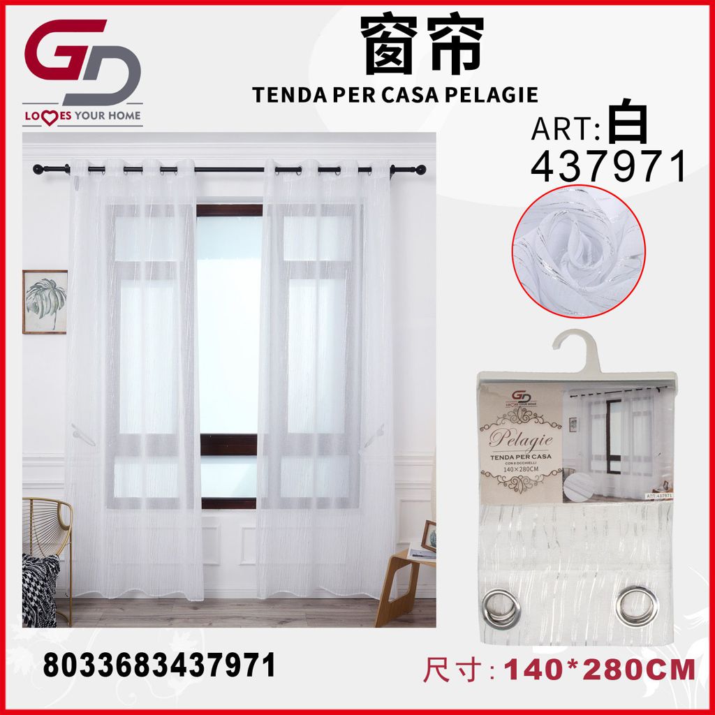 TENDA PER CASA PELAGIE 140*280CM