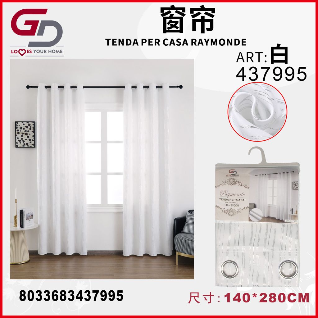 TENDA PER CASA RAYMONDE 140*280CM