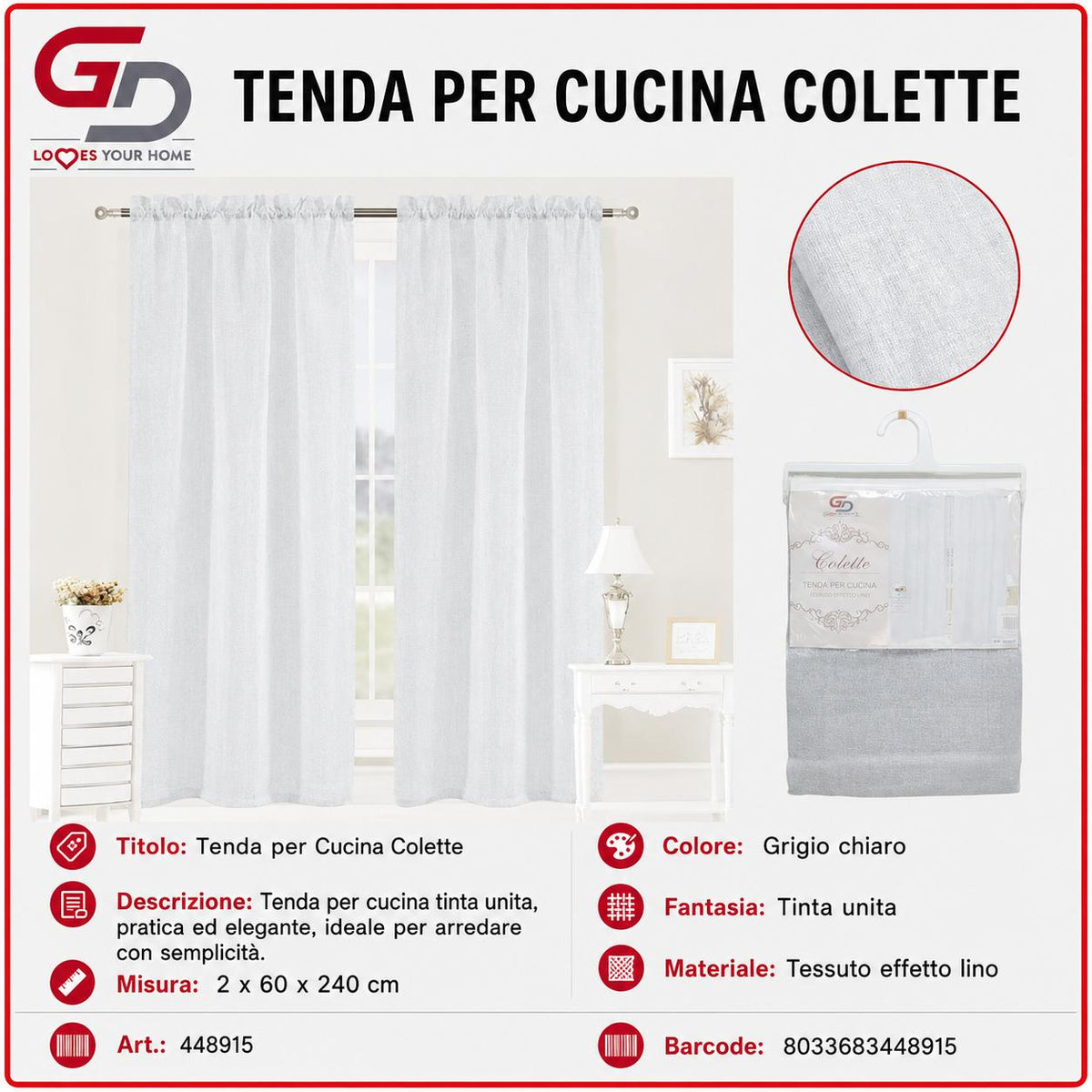 TENDA DA CUCINA COLETTE 2*60*240CM