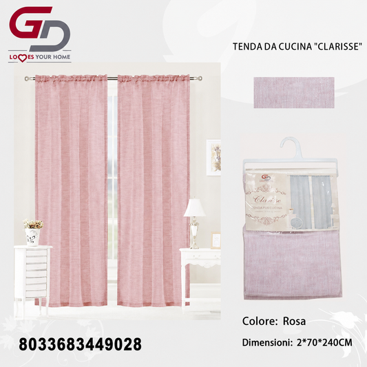 TENDA DA CUCINA CLARISSE 2*60*240CM 2*60*240CM