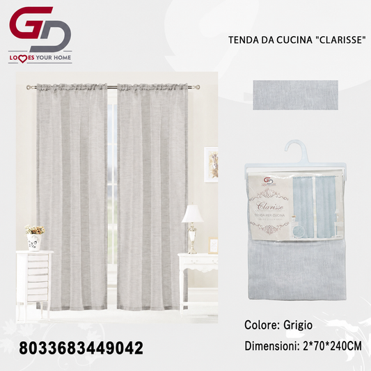 TENDA DA CUCINA CLARISSE 2*60*240CM
