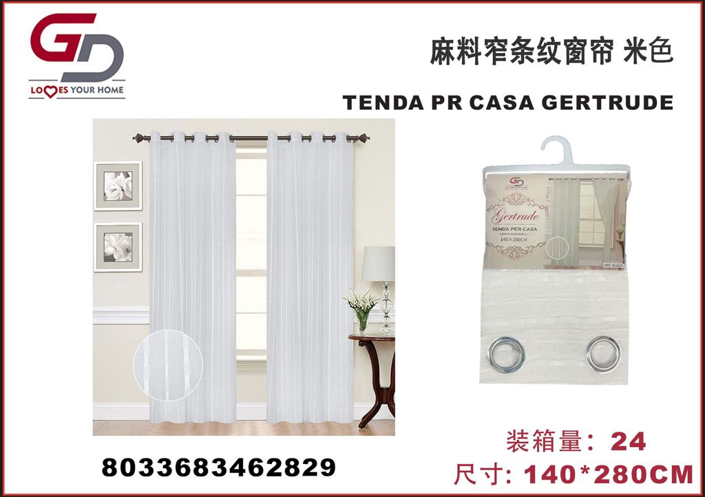 TENDA PR CASA GERTRUDE 140*280CM