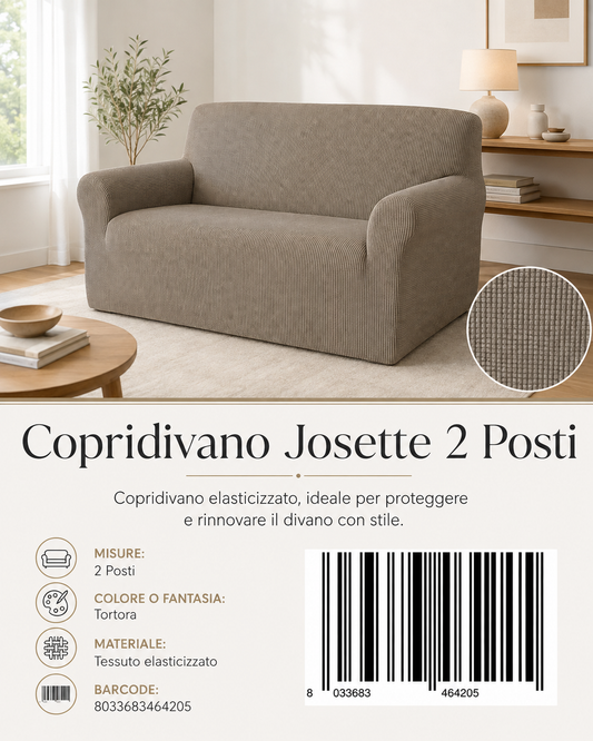 Copridivano Josette 2 Posti - 8033683464205