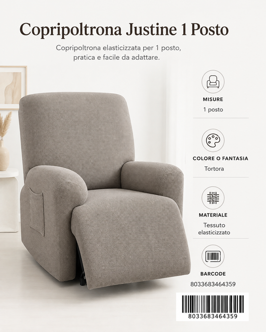 Copripoltrona Justine 1 Posto