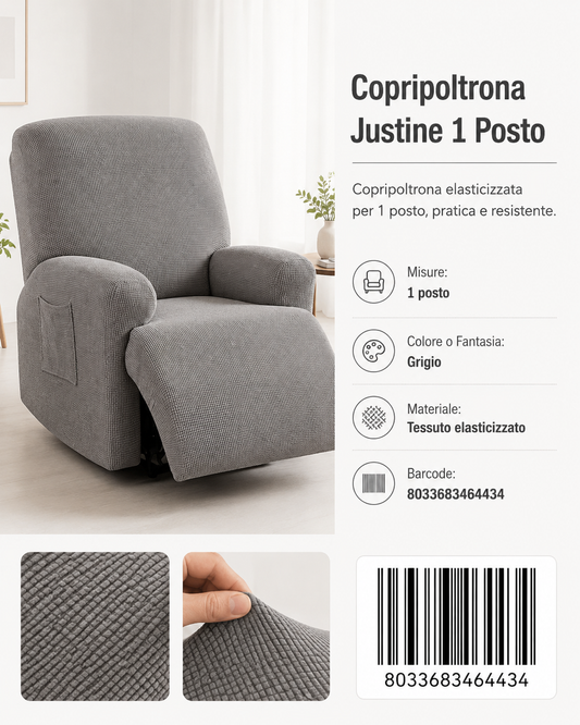 Copripoltrona Justine 1 Posto