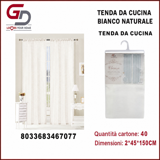 TENDA DA CUCINA CLARISSE 2*45*150CM