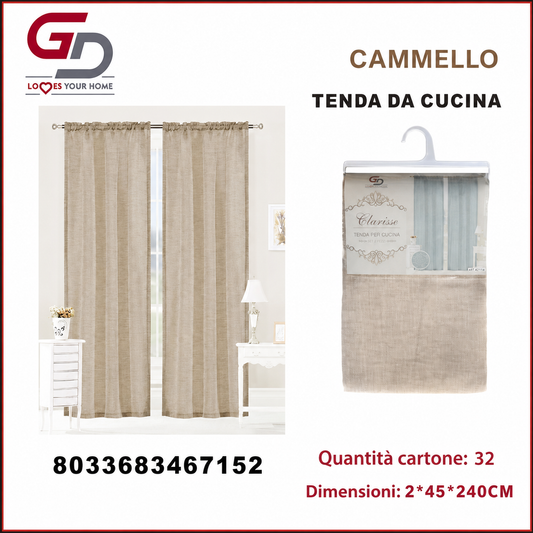 TENDA DA CUCINA CLARISSE 2*45*240CM