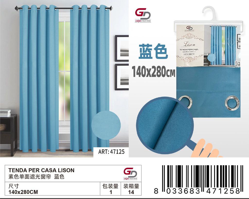 TENDA PER CASA LISON 140*280CM 140*280CM