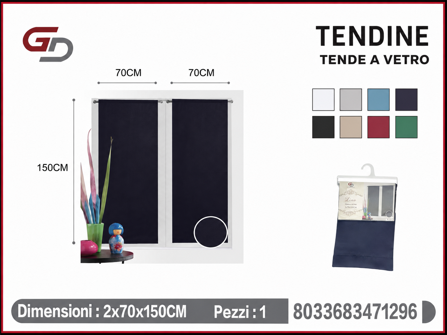 TENDA PER CASA LISON 70*150CM