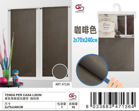 TENDA PER CASA LISON 70*240CM 2*70*240CM