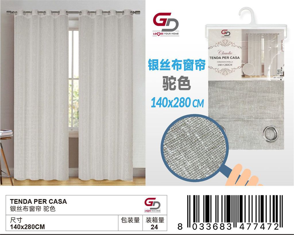 TENDA PER CASA 140*280CM